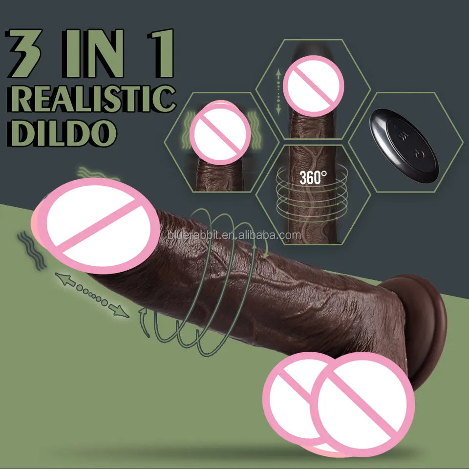 9" Thrusting Dildo